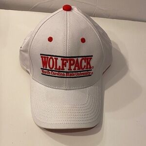 The Game White and Red NC Baseball Cap